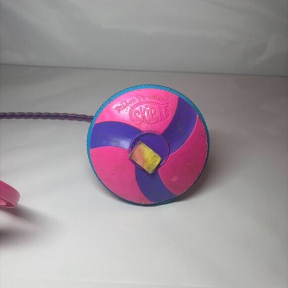 Vintage Skipit Skip It Ribbon Streamer Pink and Purple Skipping Toy 00s - Picture 3 of 6